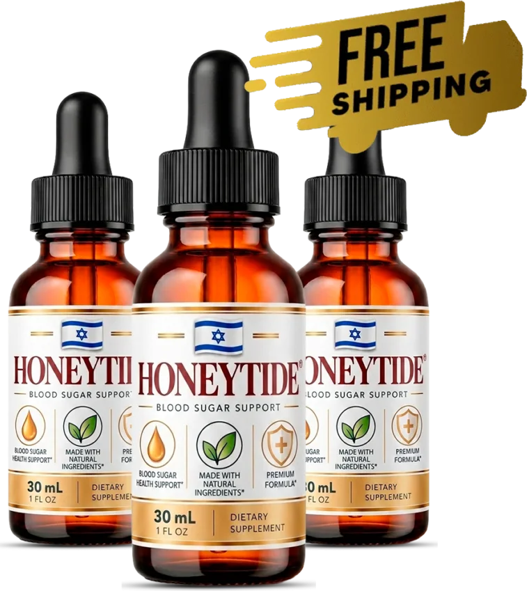 Honeytide liquid dropper bottles